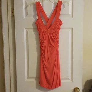 Bebe Dress w/Criss Cross Back Size M